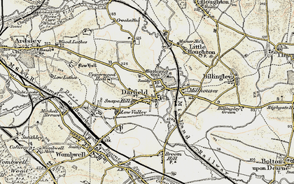 Old map of Snape Hill in 1903