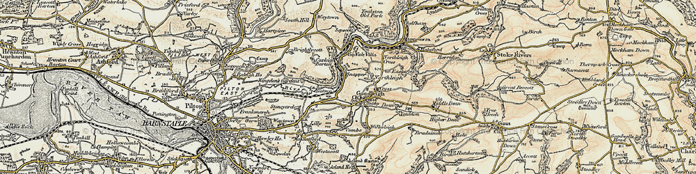 Old map of Yeotown in 1900