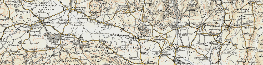 Old map of Snead in 1902-1903