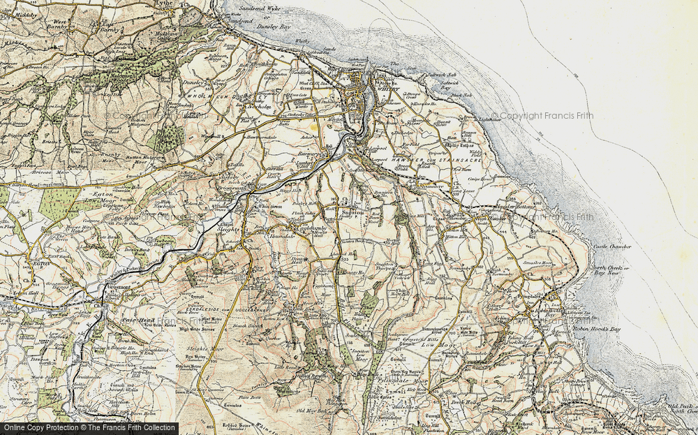 Old Map of Historic Map covering Laund Ho in 1903-1904