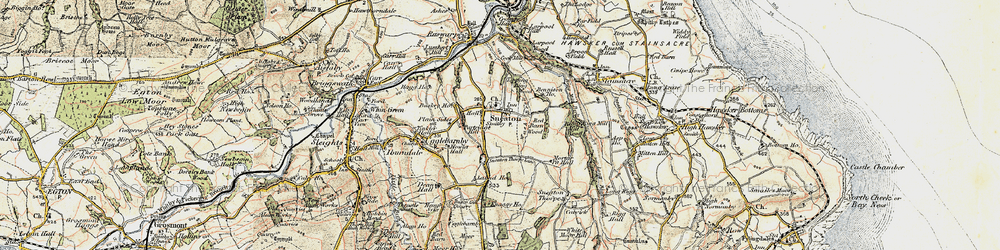 Old map of Rigg Mill in 1903-1904