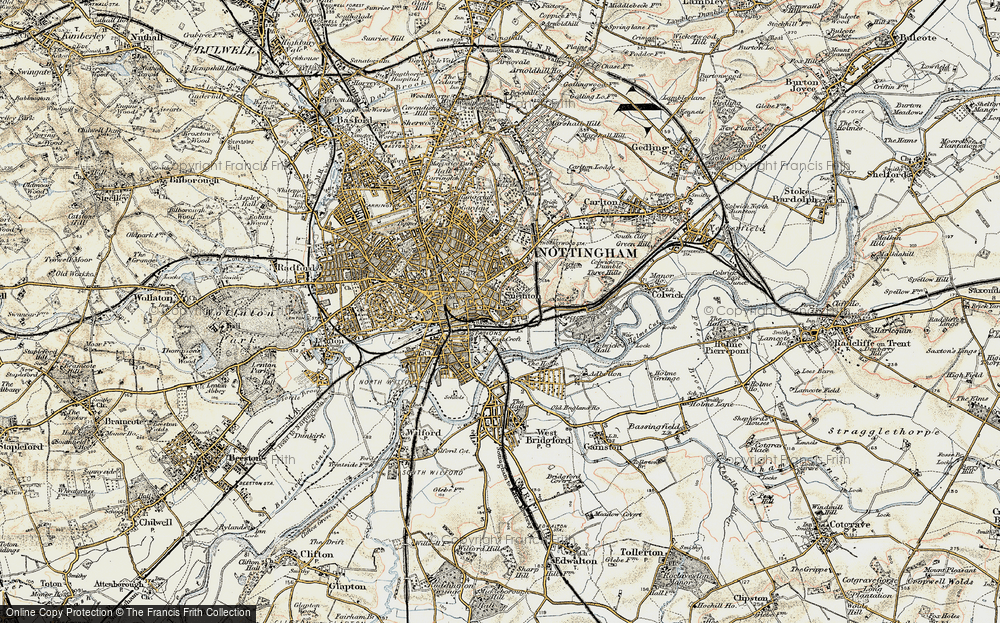 Old Map of Sneinton, 1902-1903 in 1902-1903