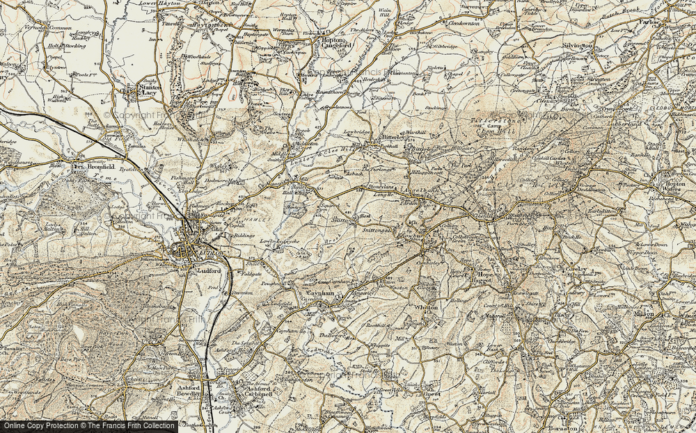 Old Map of Snitton, 1901-1902 in 1901-1902