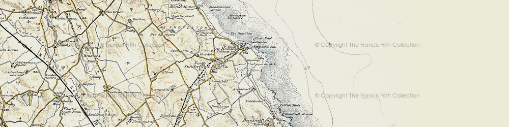 Old map of Linkhouse in 1901-1903