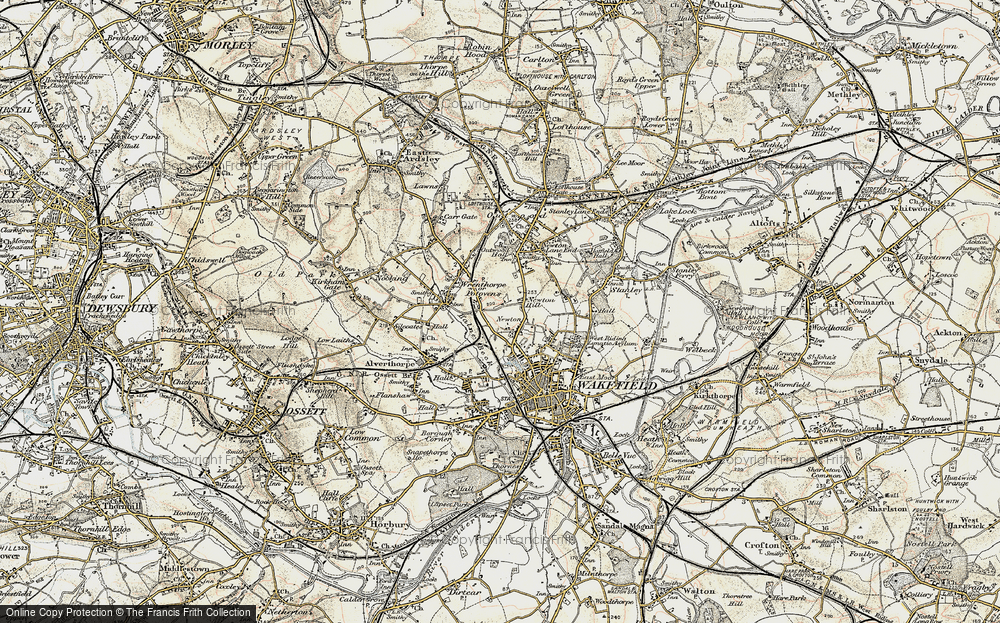 Old Map of Snow Hill, 1903 in 1903