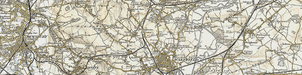 Old map of Snow Hill in 1903