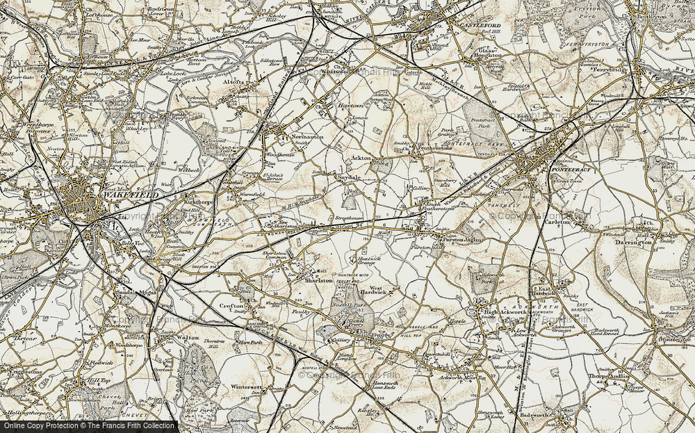 Old Map of Snydale, 1903 in 1903