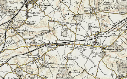 Old map of Snydale in 1903