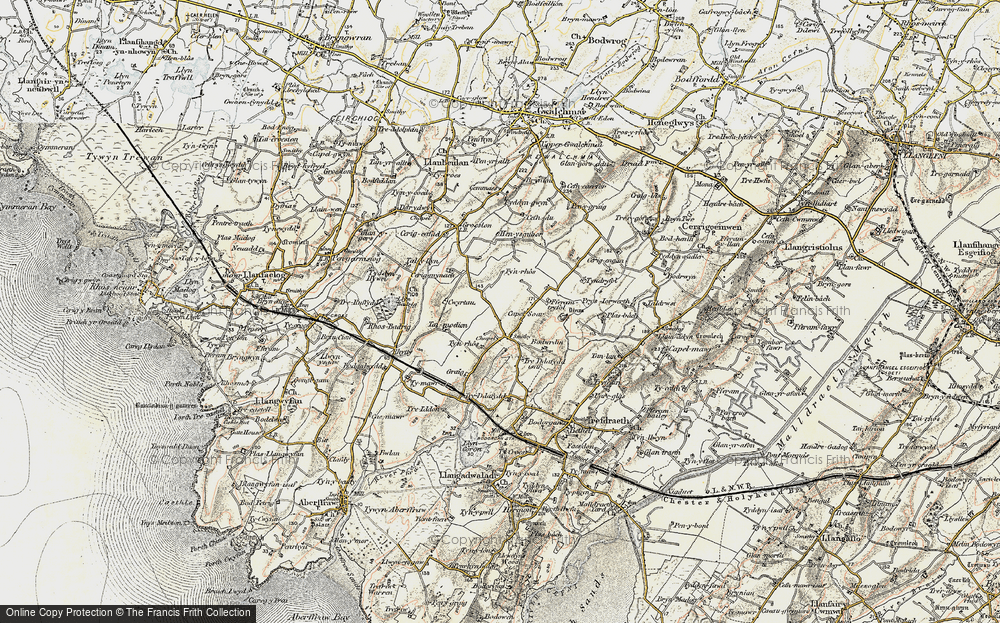 Old Map of Soar, 1903-1910 in 1903-1910