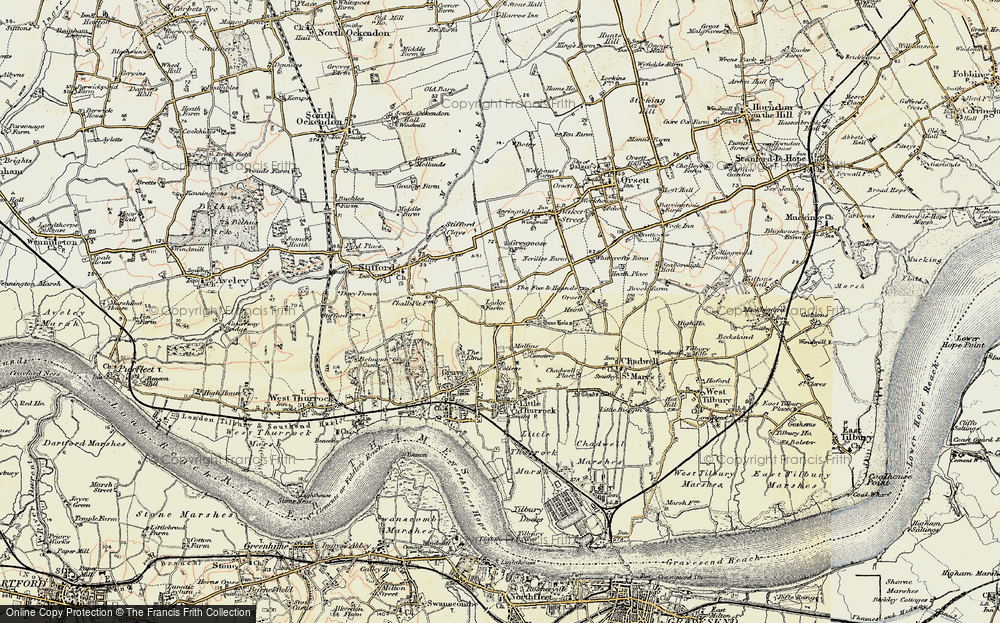 Old Map of Socketts Heath, 1897-1898 in 1897-1898
