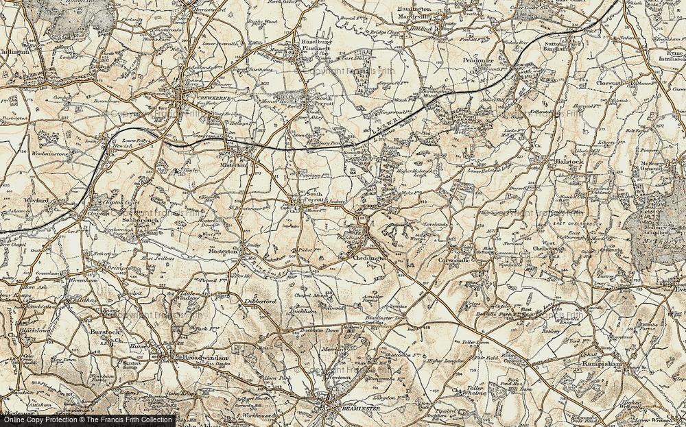 Old Map of Sockety, 1898-1899 in 1898-1899