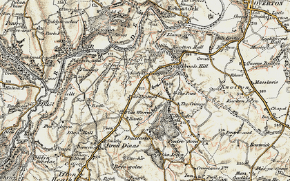 Old map of Sodylt in 1902