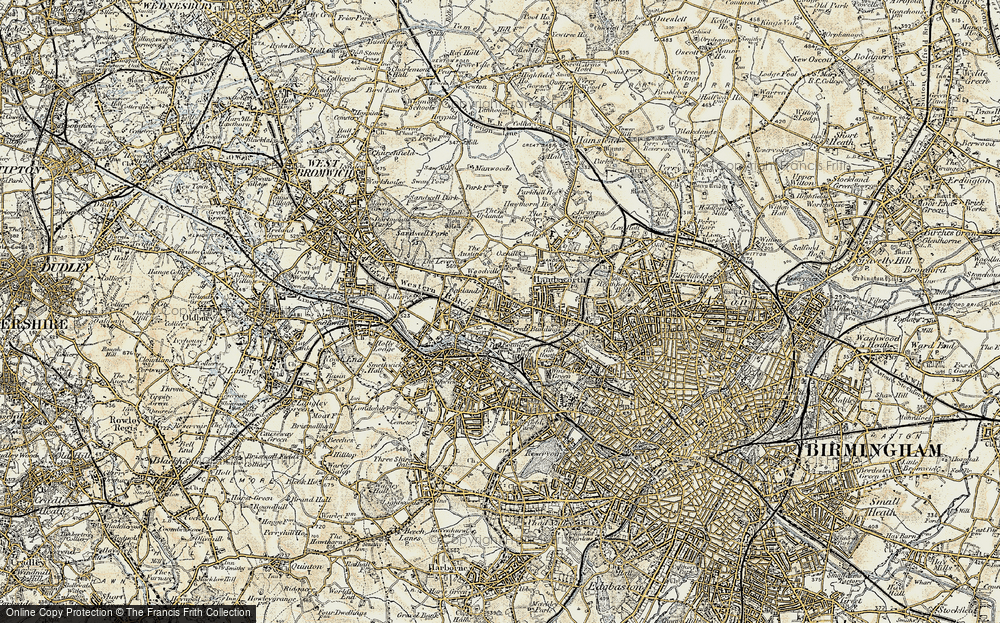 Old Map of Soho, 1902 in 1902