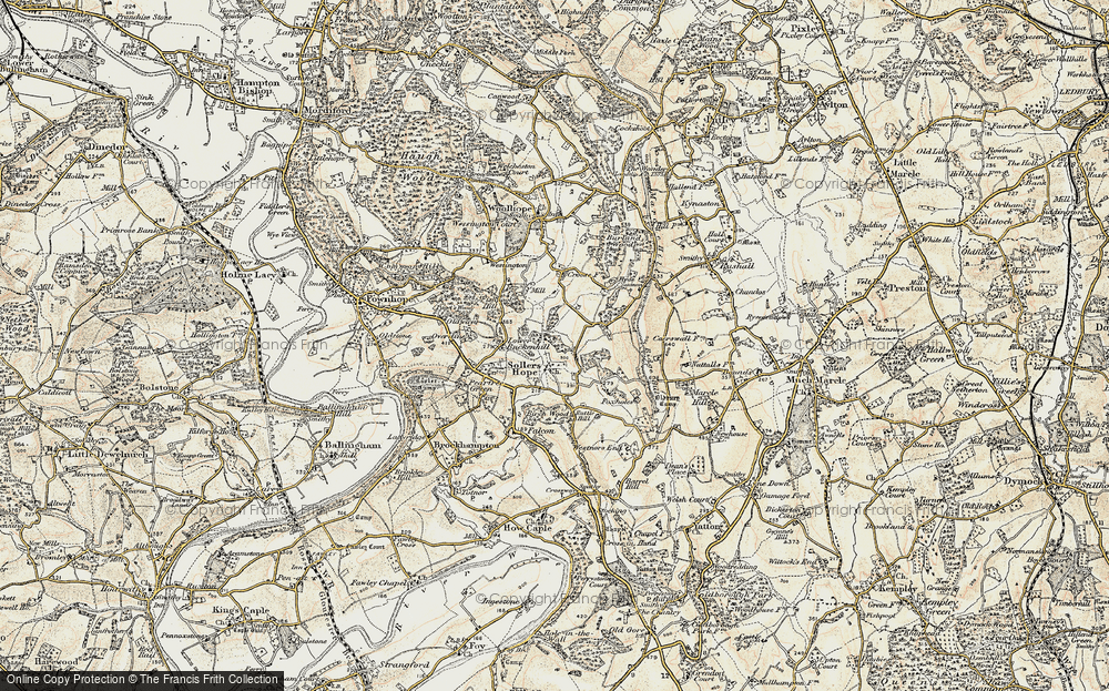 Old Map of Sollers Hope, 1899-1900 in 1899-1900