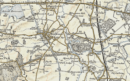 Old map of Somerford in 1902