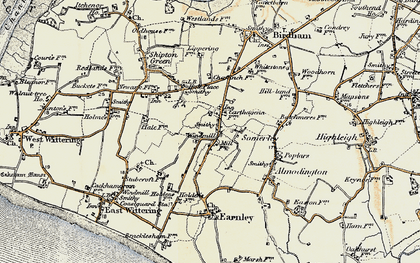 Old map of Somerley in 1897-1899