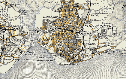 Old map of Somers Town in 1897-1899