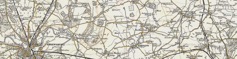 Old map of Somerwood in 1902