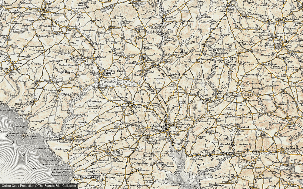 Old Map of Sorley, 1899 in 1899