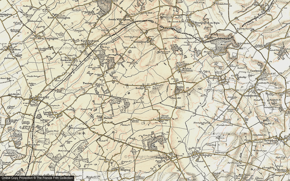 Old Map of Sotby, 1902-1903 in 1902-1903