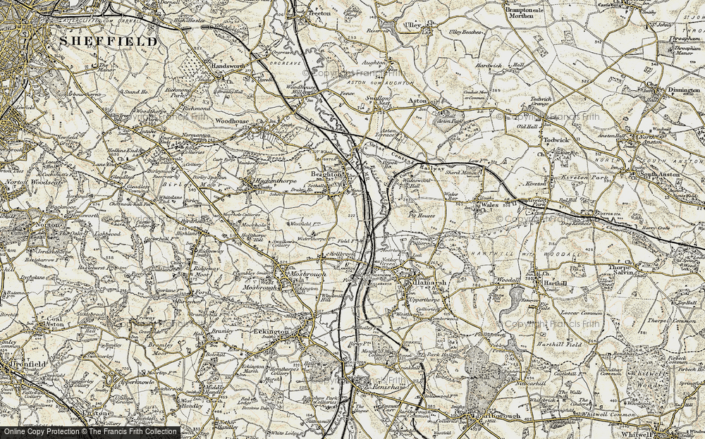 Old Map of Sothall, 1902-1903 in 1902-1903