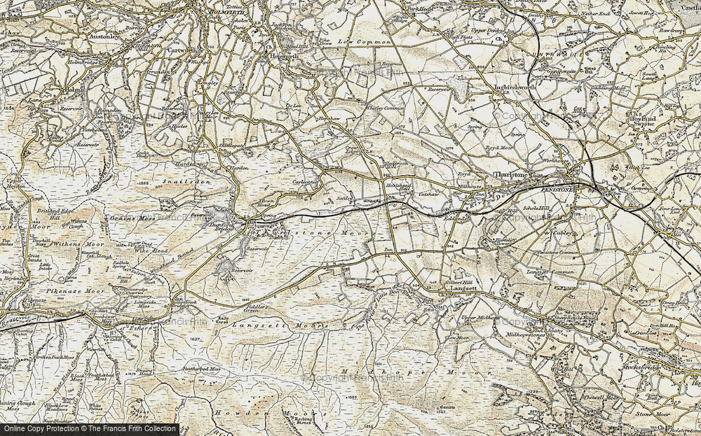 Old Map of Soughley, 1903 in 1903