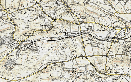 Old map of Soughley in 1903