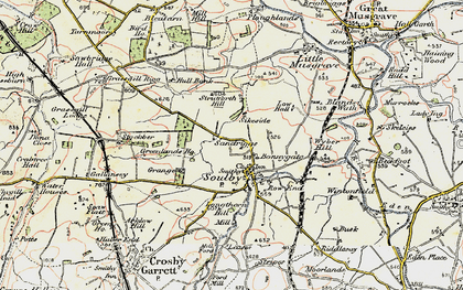 Old map of Wyber Hill in 1903-1904