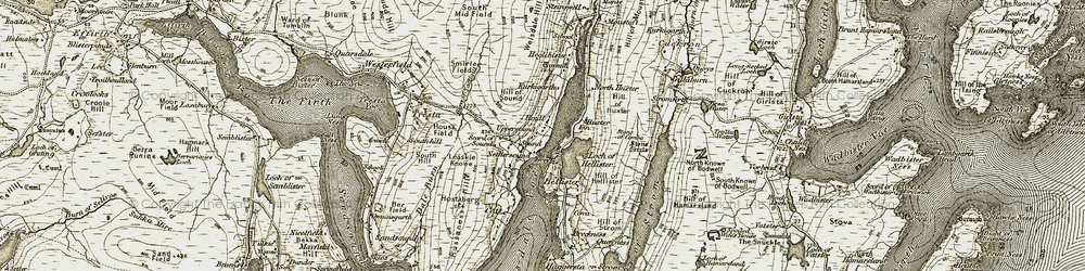 Old map of Sound in 1911-1912
