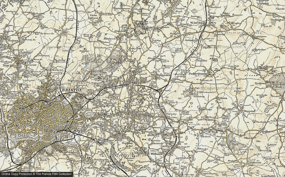 Old Map of Soundwell, 1899 in 1899