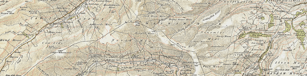 Old map of South in 1903-1904