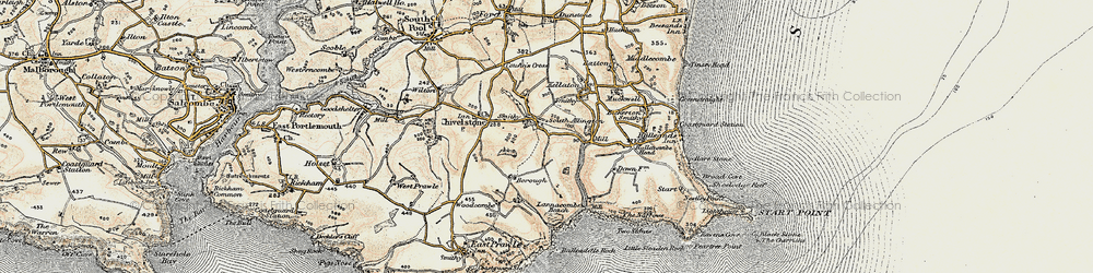 Old map of South Allington in 1899