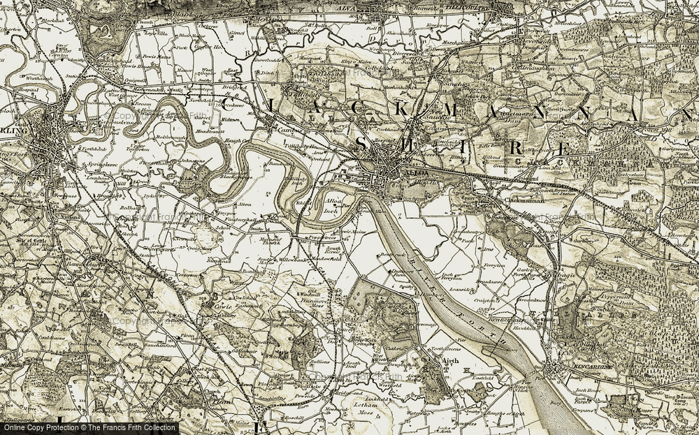 Old Map of South Alloa, 1904-1907 in 1904-1907