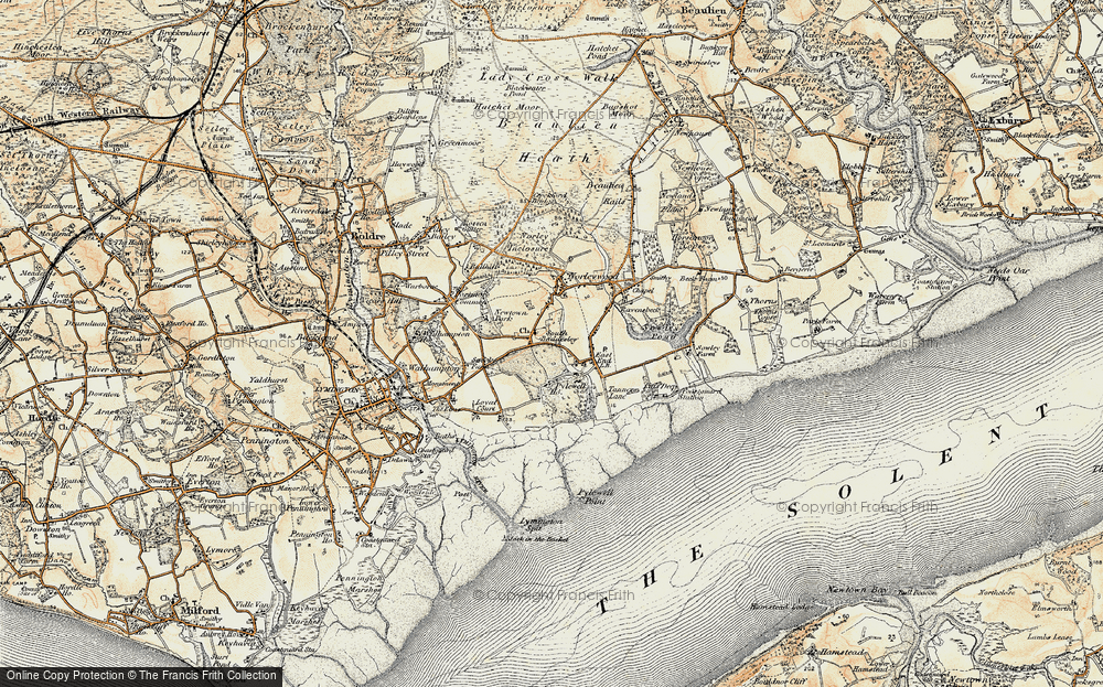 Old Map of South Baddesley, 1897-1909 in 1897-1909