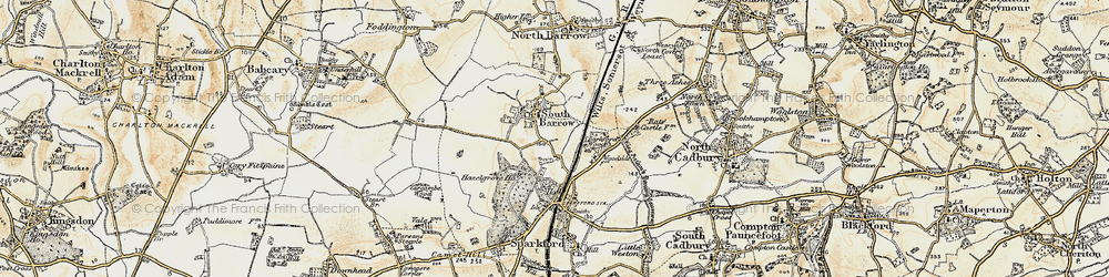 Old map of South Barrow in 1899