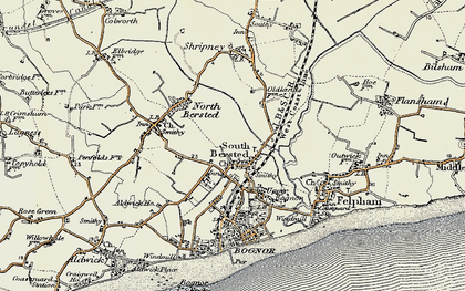 Old map of South Bersted in 1897-1899