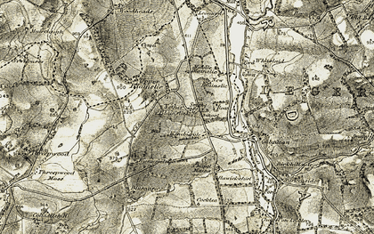 Old map of South Blainslie in 1901-1904