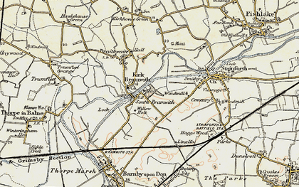 Old map of South Bramwith in 1903