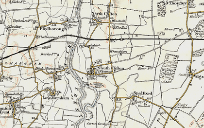 Old map of South Clifton in 1902-1903