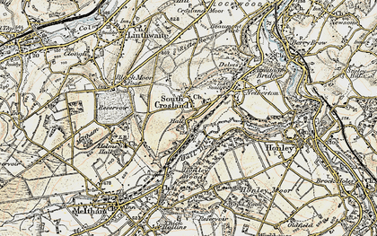 Old map of South Crosland in 1903