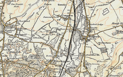 Old map of South Down in 1897-1909