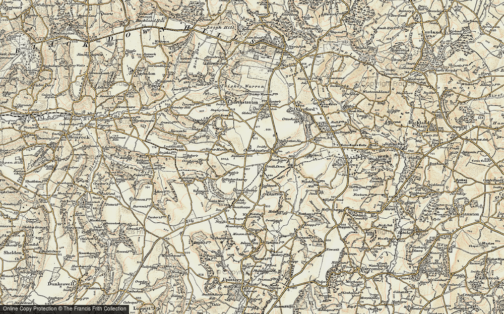 Old Map of South Down, 1898-1900 in 1898-1900