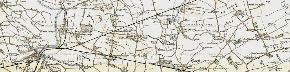 Old map of South Duffield in 1903