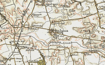 Old map of Westlands in 1903-1908