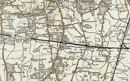 Old map of South Godstone in 1898-1902