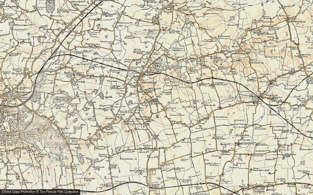 Old Map of South Green, 1898 in 1898