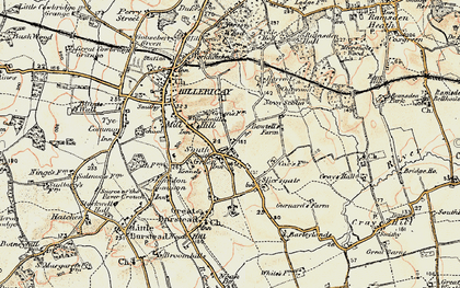 Old map of South Green in 1898