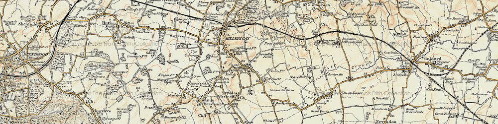 Old map of South Green in 1898