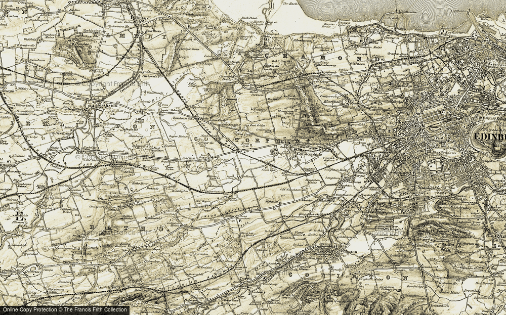 Old Map of South Gyle, 1903-1904 in 1903-1904
