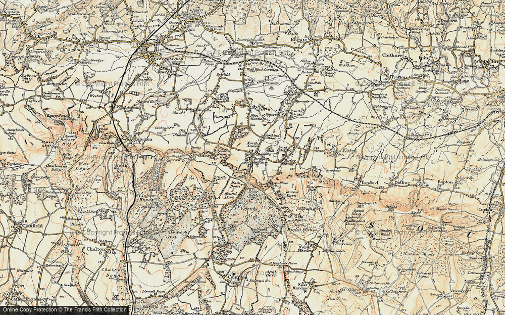 Old Map of South Harting, 1897-1900 in 1897-1900